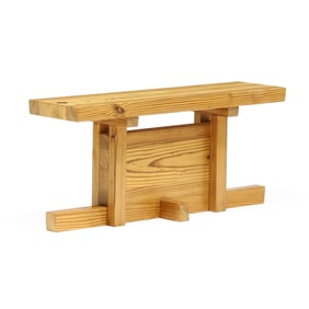 Japandi Diminutive Pine Bench
