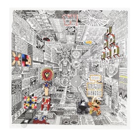 Pedro Friedeberg (Mexican, born 1936),  Codice Miguelito