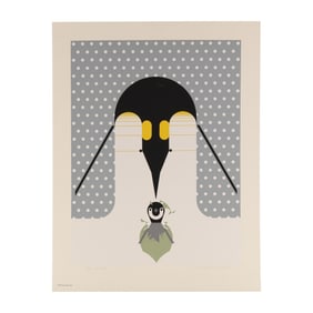 Charley Harper (American, 1922-2007),  Brrrrrthday