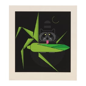 Charley Harper (American, 1922-2007),  Cornprone