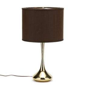Modern Brass Table Lamp with Shade