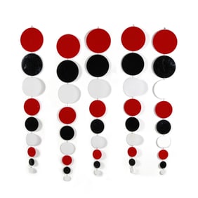 Modernist Acrylic Hanging Wall Display