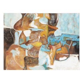 A Contemporary Abstract Painting, Signed 'Byrd'