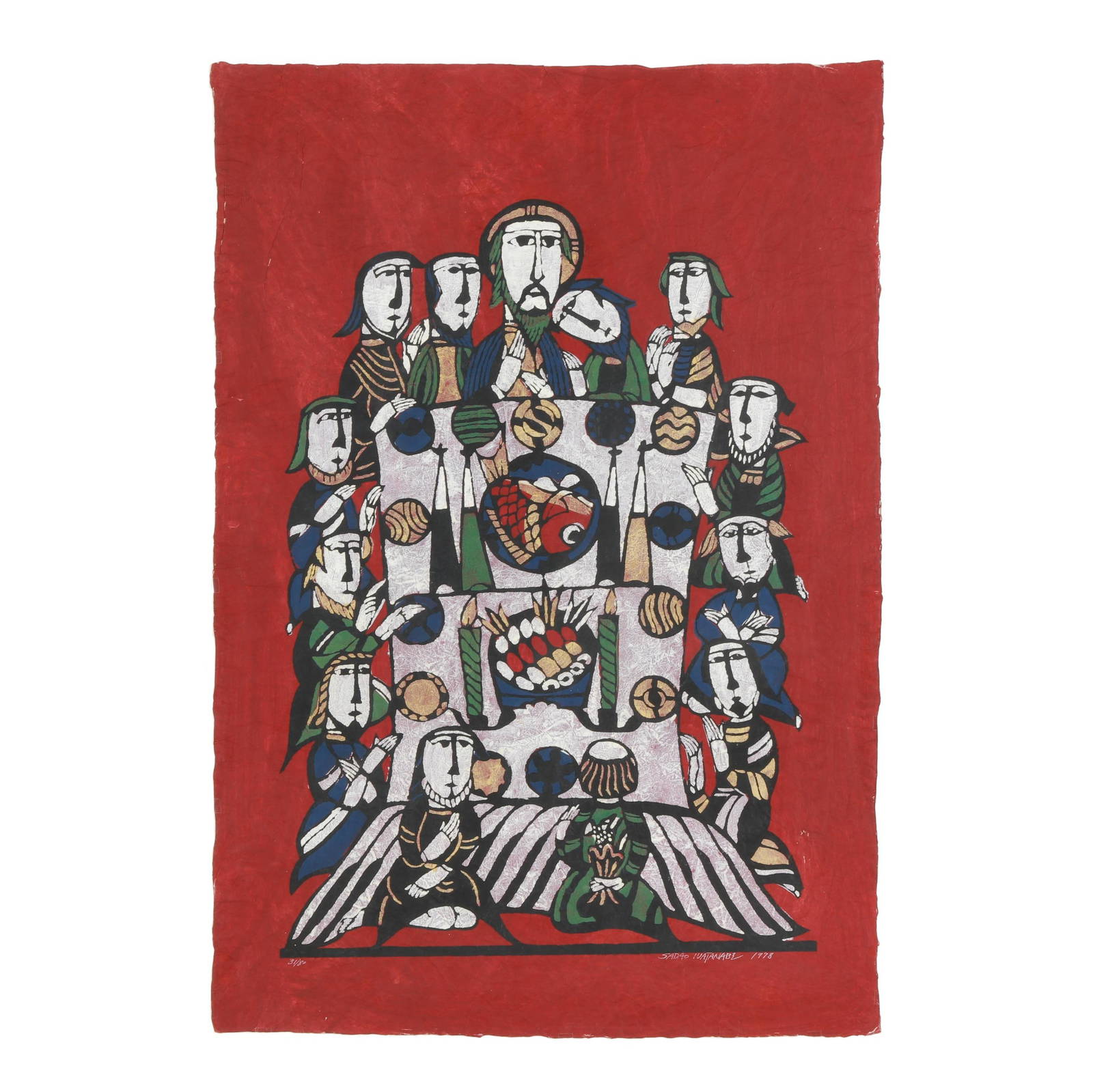 Sadao Watanabe (Japanese, 1913-1996), Last Supper