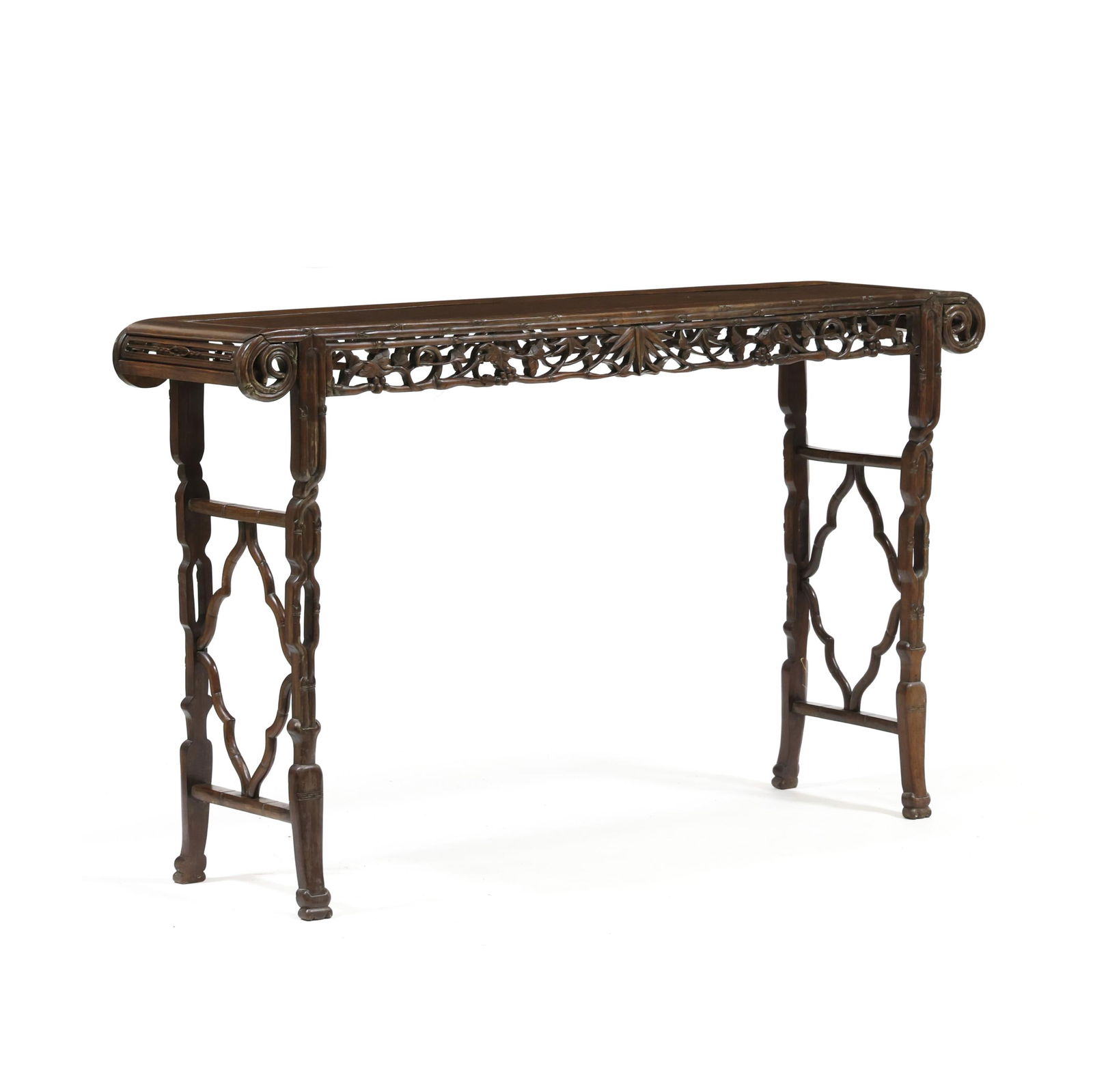 A Chinese Carved Rosewood Altar Table (1 of 8)