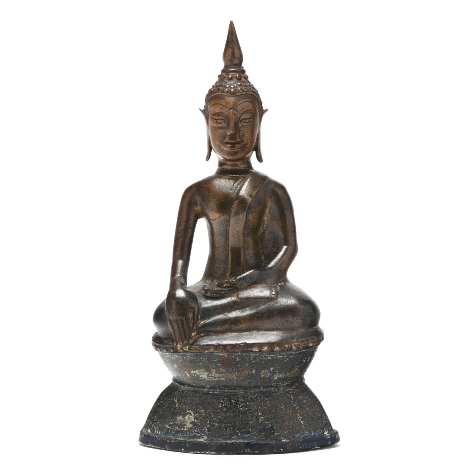 A Himalayan Asian Bronze Seated Buddha