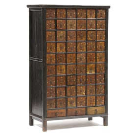 A Large Chinese Apothecary Cabinet