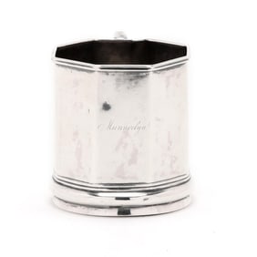 Munnerlyn Family Charleston Coin Silver Mug, Mark of John Ewan