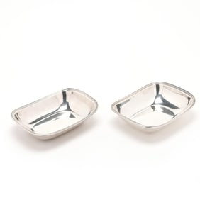 Pair of Tiffany & Co. Sterling Silver Serving Bowls