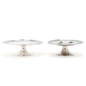 Two Tiffany & Co. Sterling Silver Cake Stands