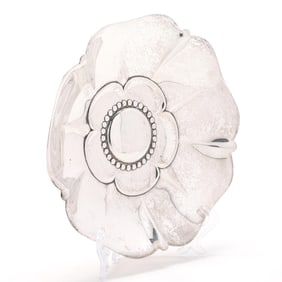 Tiffany & Co. Sterling Silver Modernist Floral Dish