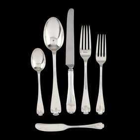 Collection of Tiffany Flemish Sterling Silver Flatware