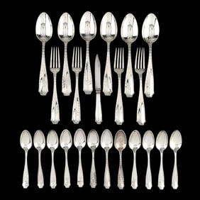 Collection of Tiffany & Co. Marquise Sterling Silver Flatware