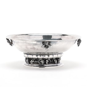 Georg Jensen Danish Sterling Silver Grape Bowl, No. 296B