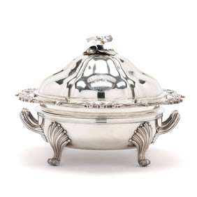 An Assembled English Silver and Silver-Plated Entree Server