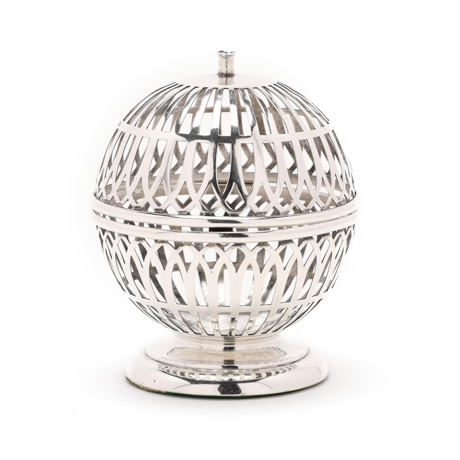 Edwardian Silver String Box, Mark of Edward Souter Barnsley (1 of 5)