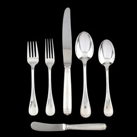 Christofle Malmaison Sterling Silver Flatware Service