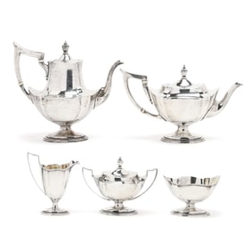 Gorham Plymouth Sterling Silver Tea Service