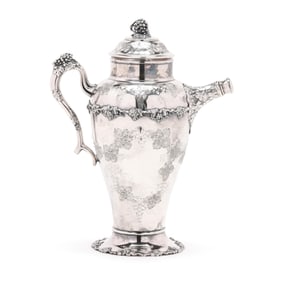 Large American Silver-Plated Cocktail Pitcher