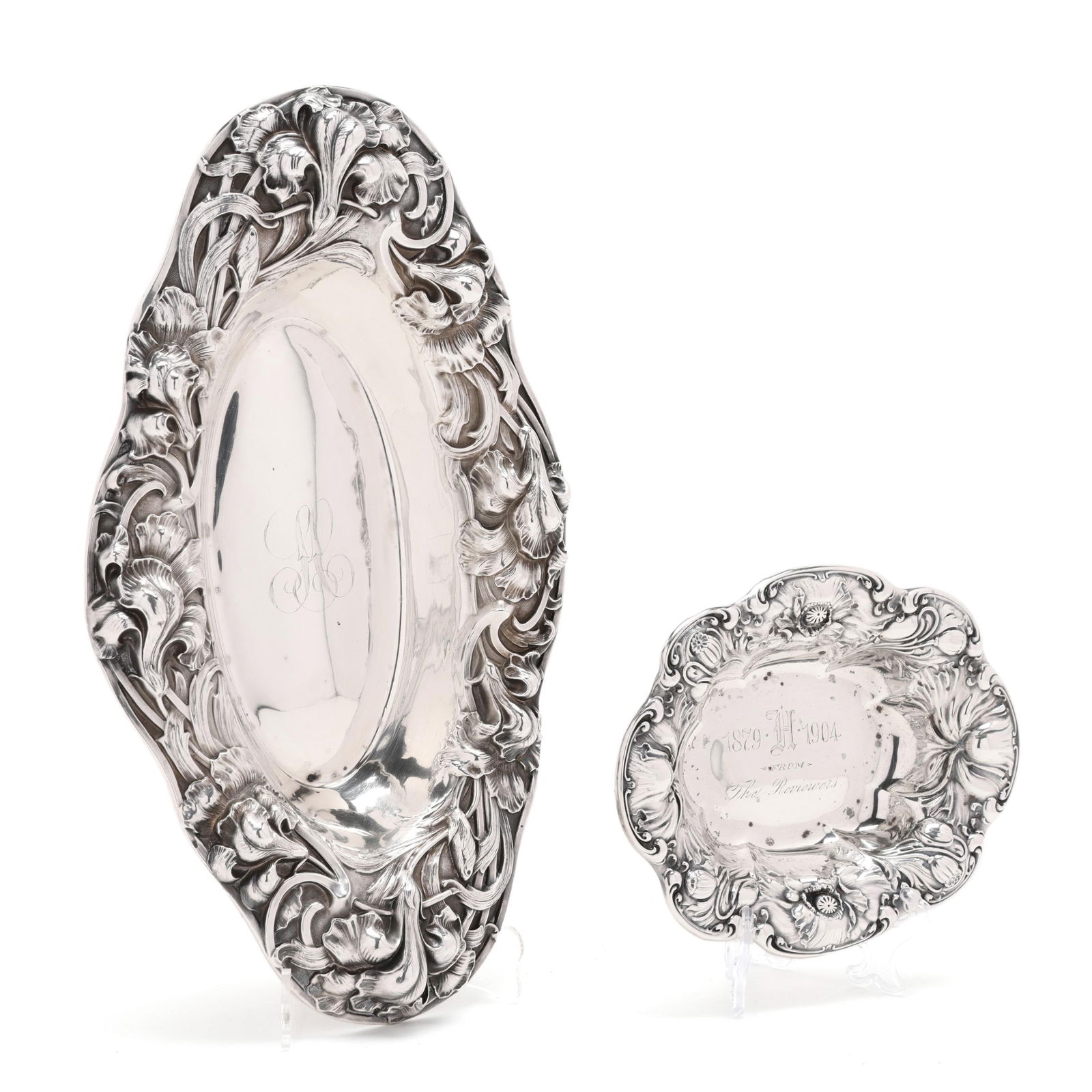 Two Art Nouveau Sterling Silver Bowls (1 of 6)