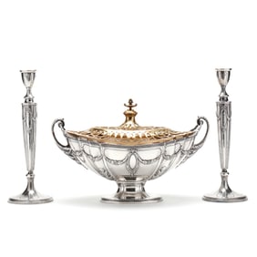 Mt. Vernon Marie Antoinette Sterling Silver Garniture