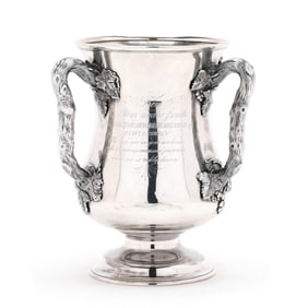 Large Gorham Sterling Silver Loving Cup, With Charleston Presentation