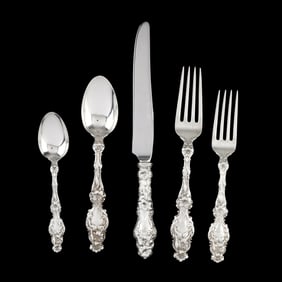Collection of Whiting Lily Sterling Silver Flatware