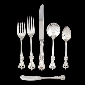 Towle Old Colonial Sterling Silver Flatware Service for Eight