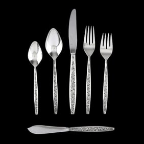 International Valencia Sterling Silver Flatware Service