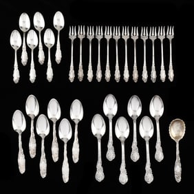 Collection of Antique Sterling Silver Flatware