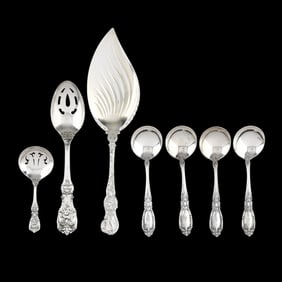 Seven Pieces of American Sterling Silver Flatware