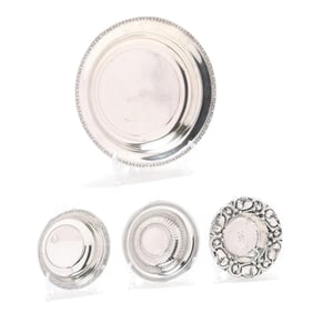 Four Sterling Silver Serving Bowls