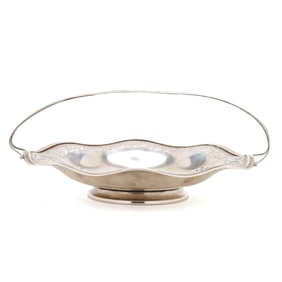 Whiting Sterling Silver Cake Basket