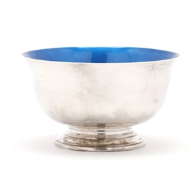 Towle Sterling Silver Enameled Revere Bowl