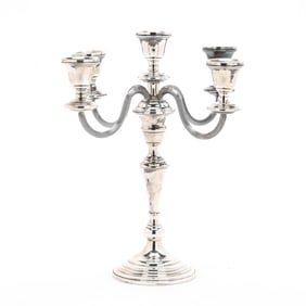 Preisner Sterling Silver Five-Light Candelabrum