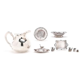 Collection of Peruvian Silver Table Accessories