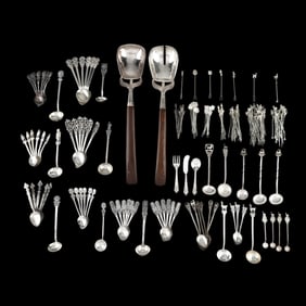 Collection of Peruvian Silver Flatware