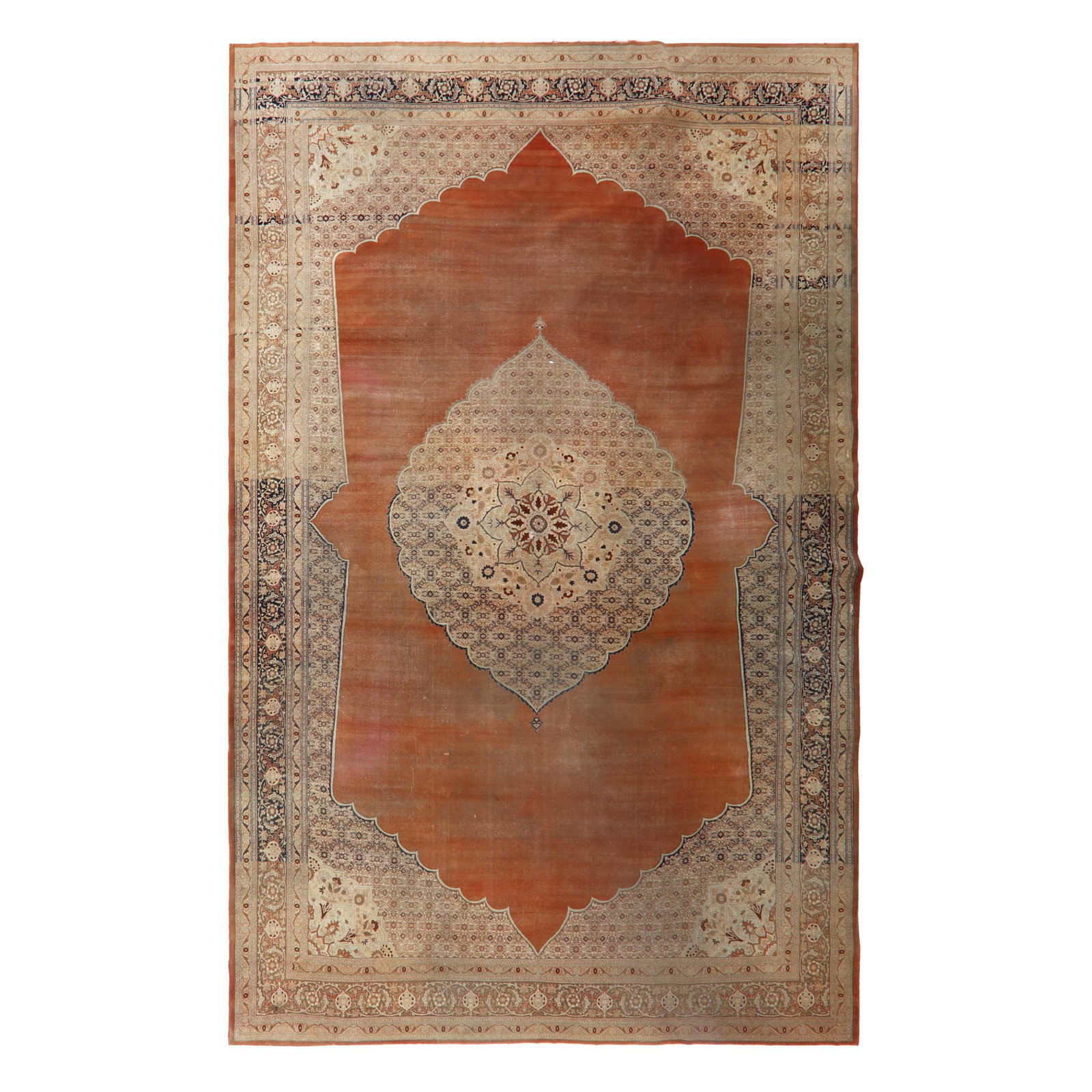 Large Antique Tabriz Carpet (1 of 5)