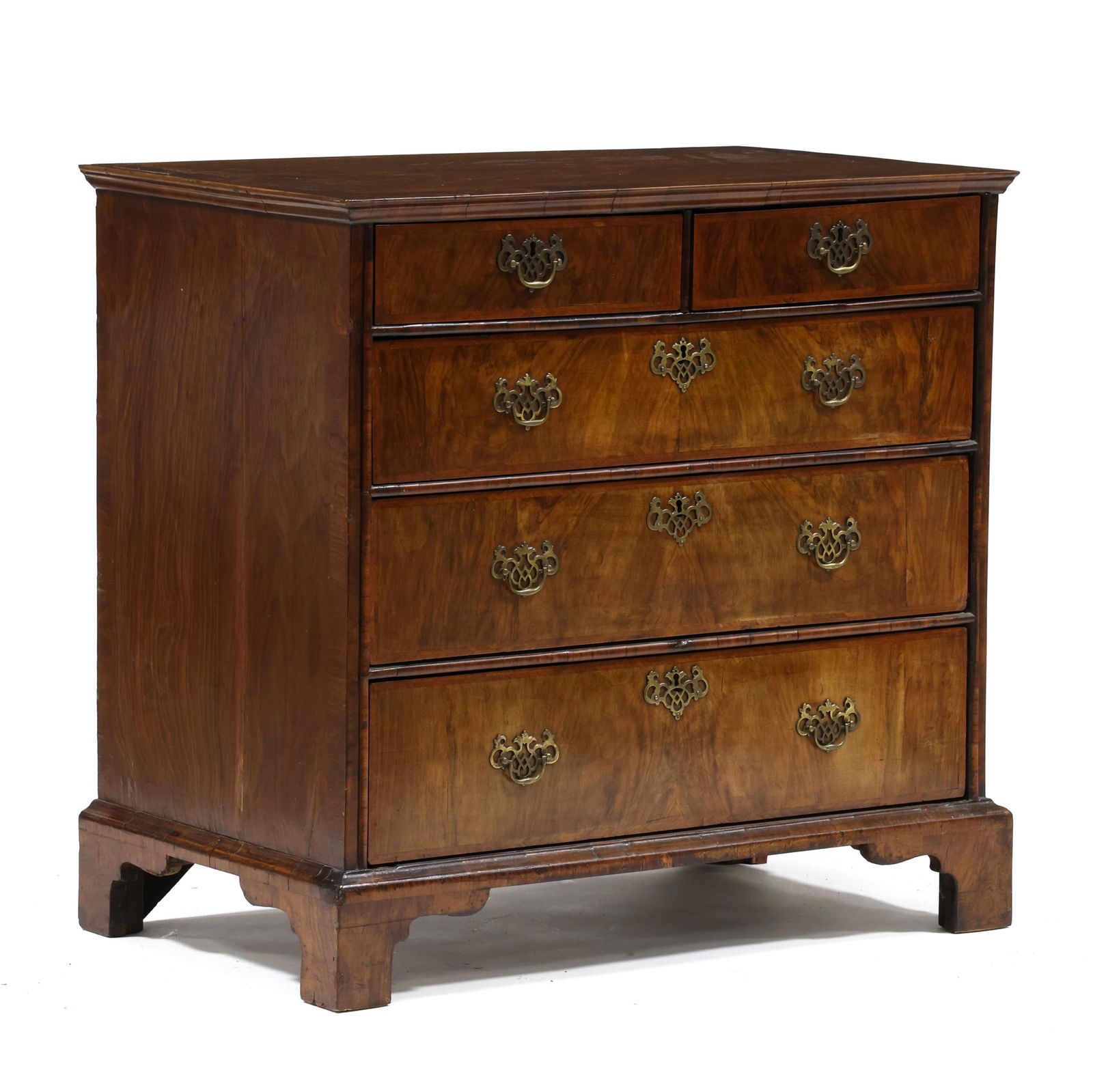 George II Inlaid Walnut Chest of Drawers (1 of 15)