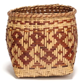 Nancy Conseen (NC, 1929-1997), Cherokee Rivercane Basket