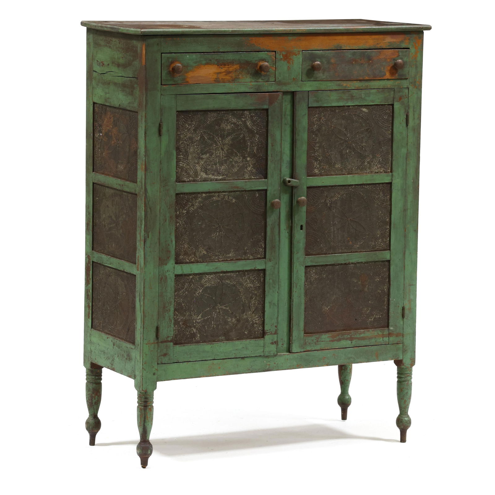 Virginia Painted Punched Tin Pie Safe (1 of 15)