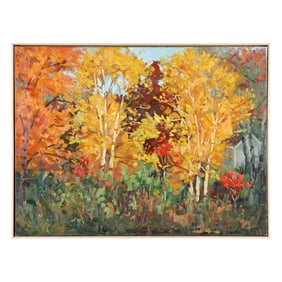 David A. Williams (American, b. 1969), Autumn Birch