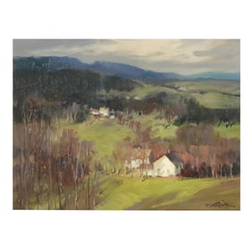 Paul Strisik (American, 1918-1998), October Sunlight, Vermont