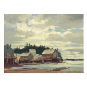 Paul Strisik (American, 1918-1998), Down Maine