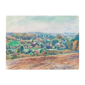 Sarah Blakeslee (American, 1912-2005), Plowed Fields