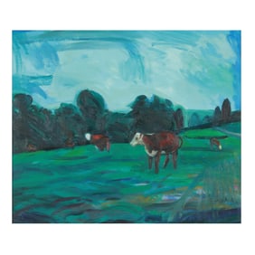 Philip A. Link (NC), Landscape with Cattle