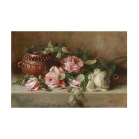 Emma Levinia Swan (American, 1853-1927), Roses