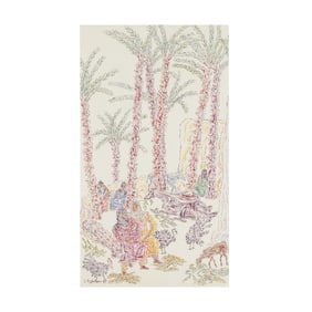 Inji Efflatoun (Egyptian, 1924-1989), Black Rooster