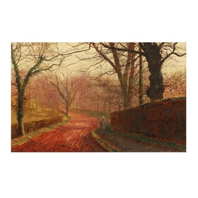 John Atkinson Grimshaw (English, 1836-1893), Stapleton Park, Near Pontrefact