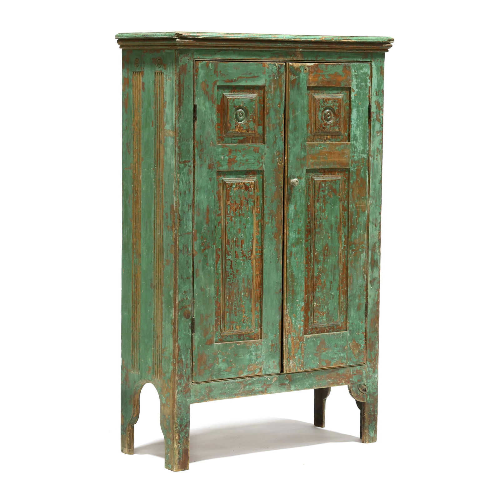 Southern Painted Yellow Pine Diminutive Cupboard (1 of 10)